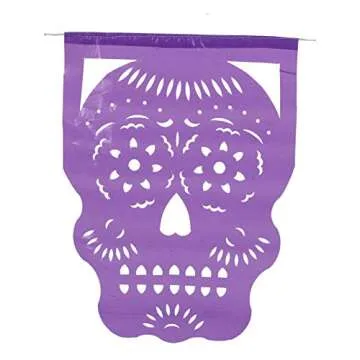 Day of The Dead Papel Picado Banners for Celebrations