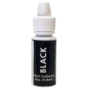 Black Epoxy Pigment (Colorant, Dye, Tint) 6cc (0.2 oz.)