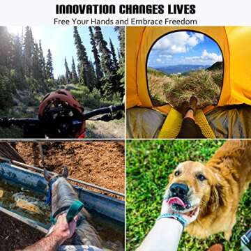 GoollRend POV/VLOG Mount Kit, Compatible with iPhone, Samsung, GoPro Hero 9, 8, 7, 6, 5, OSMO Action, AKASO, Action Camera and Cell Phone Video Shoot Accessories