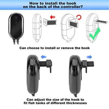 AQQA 200W Submersible Aquarium Heater with Controller