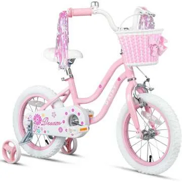 Daisy Princess Girl's Bike 12-16 Inch with Training Wheels