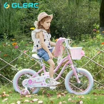 Daisy Princess Girl's Bike 12-16 Inch with Training Wheels