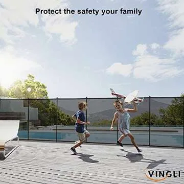 VINGLI Swimming Pool Fence 4Ft x 108Ft Safety Fencing