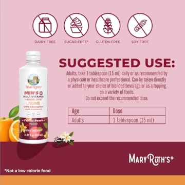MaryRuth Men's 40+ Multivitamin | Liquid Formula | Immune Boost
