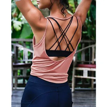 OYANUS Backless Summer Workout Top - Stylish Activewear Tank