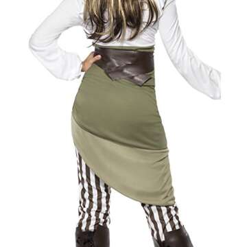 Smiffy's Women's Shipmate Sweetie Costume Top Skirt Leggings
