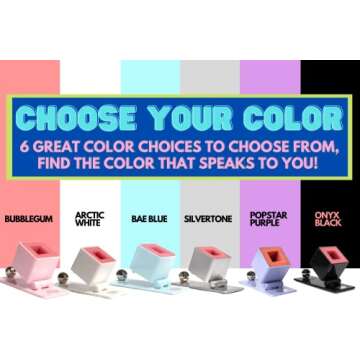 Nail Polish Holder - Anti-Spill Nail Polish Organizer Case-Nail Care Products with Rubber Pad Grippy Bottom & Wide Stable Base-Nail Polish Holder and Organizer for Mani/Pedi, Nail Art Tools (Pink)