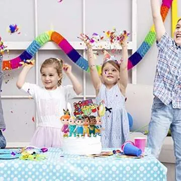 CoComelon Official Friends & Family, 6 Figure Pack - 3 Inch Character Toys - Features Two Baby JJ Figures (Tee and Onesie), Tomtom, YoYo, Cody, and Nina - Toys for Babies and Toddlers