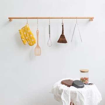 TOPIND 20 Pack 2.4in S Hooks, Heavy Duty Steel S Hanging Hooks for Kitchen, Workshop, Bathroom, Garden, Pan Pot Rack, Closet, Hanging Plants, Cups, Jeans