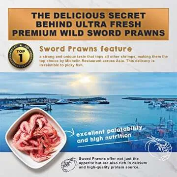 Ultra Fresh Sinking Goldfish Food, Color Enhancing, Balanced Diet, All Natural Ingredients, Clear Water Formula, Slow Sinking Gold Fish Pellets, Goldfish Ultra Color (4.6 oz)