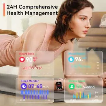 Smart Watch for Anyone: Fitness Tracker & Call Features