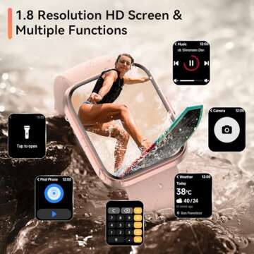 Smart Watch for Anyone: Fitness Tracker & Call Features