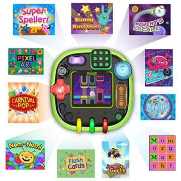 LeapFrog RockIt Twist Handheld Learning Game System, Green
