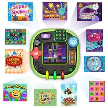 LeapFrog RockIt Twist Handheld Learning Game System, Green
