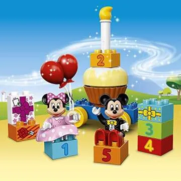 LEGO DUPLO l Disney Mickey Mouse Clubhouse Mickey & Minnie Birthday Parade 10597 Disney Toy (24 Pieces)