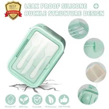 KAIFTEK Bento Lunch Box for Kids and Adults