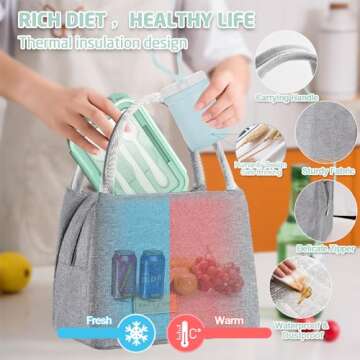 KAIFTEK Bento Lunch Box for Kids, Bento Box Adults Lunch Box Leak-proof for Kids Toddler Teens School, Lunch Box Containers Durable with Lunch Bag, Cup, Spoon, Forks, Dishcloth (Green Set)