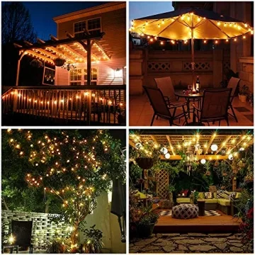 Metaku Globe Fairy Lights - 33ft Remote Operated String Lights