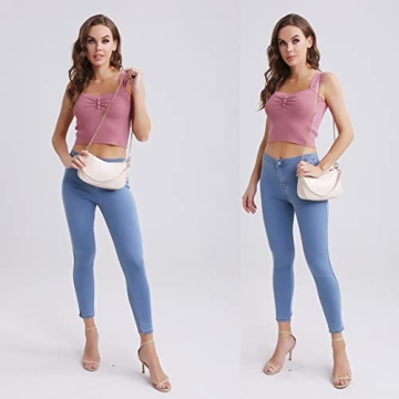 DOREAMALOE Retro Crocodile Shoulder Bag for Women