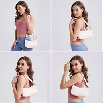 DOREAMALOE Retro Crocodile Shoulder Bag for Women