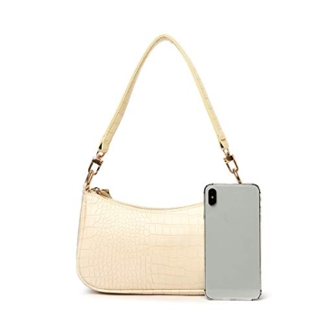 DOREAMALOE Retro Crocodile Shoulder Bag for Women