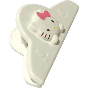 Sanrio Hello Kitty Plastic Sealing Clips Set - Fun and Functional Kitchen Accessory