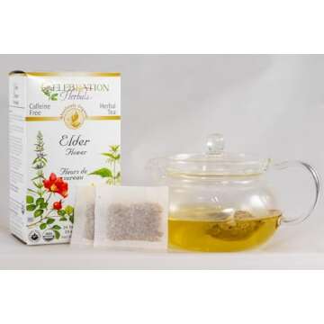 Buy Celebration Herbals Organic Elder Flower Tea 24 Bags