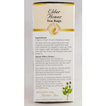 Buy Celebration Herbals Organic Elder Flower Tea 24 Bags