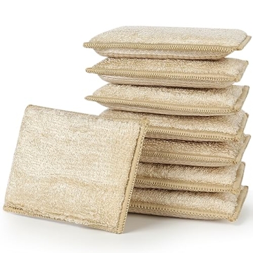 JEBBLAS Bamboo Dish Sponges for Eco-friendly Cleaning