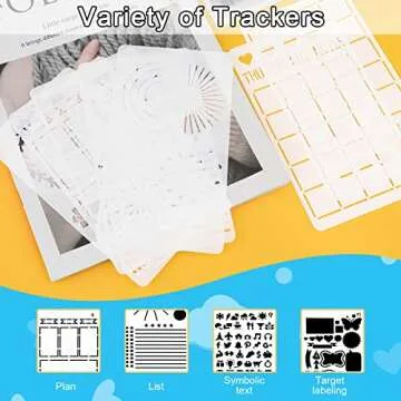 Creative MWOOT 30-Piece Stencil Kit for DIY Arts