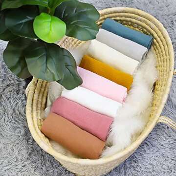 Muslin Baby Lounger Cover - Soft Organic Cotton Slipcover