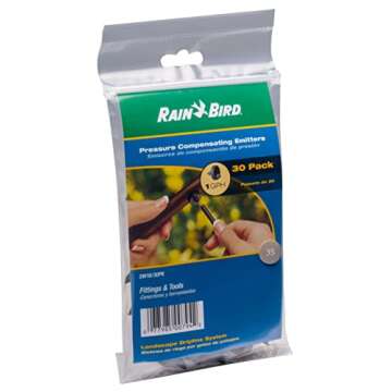 Rain Bird SW10-30PS Drip Irrigation Spot Watering Dripper/Emitter, 1 Gallon Per Hour, 30-Pack
