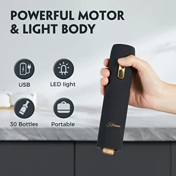 KITVINOUS Electric Wine Opener Set, Stylish and Easy to Use