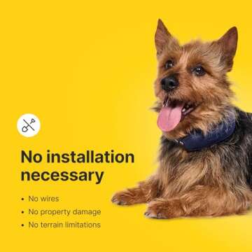 Halo Collar 4, All New GPS Wireless Dog Fence & Training Collar with Real-Time Tracking, Waterproof, One Size (4 Colors)