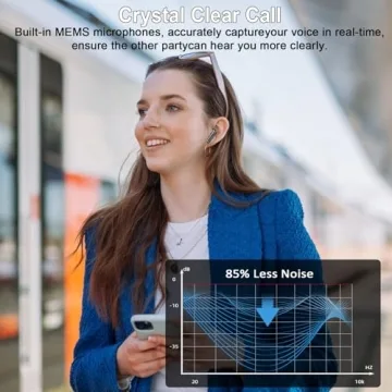 Wireless Earbuds, 2024 Bluetooth 5.4 Earbuds Hi-Fi Stereo, 3g Mini Ear Buds with 4 ENC Mic, Bluetooth Headphones in Ear, 30H USB-C LED Charging Case, IP7 Waterproof Wireless Earphones for Android iOS