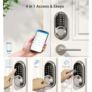 Keyless Smart Lock with App Control and Touchscreen