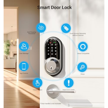 Keyless Smart Lock with App Control and Touchscreen