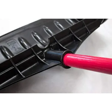 Bully Tools 27" Poly Snow Pusher with Fiberglass Handle