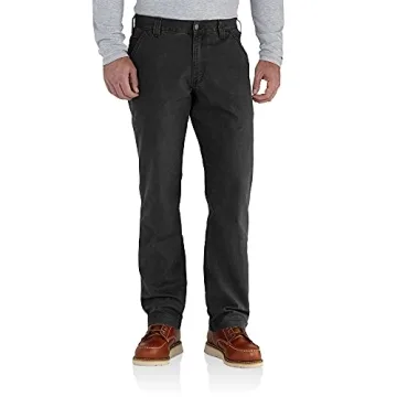 Carhartt Men's Rugged Flex Rigby Dungaree Pant - Comfort Meets Durability in Black