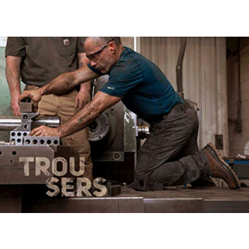 Carhartt Men's Rugged Flex Rigby Dungaree Pant Black 30W 30L