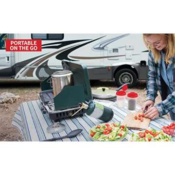 SIGNORAWARE Salt and Pepper Shakers Moisture Proof Set of 2 Large Salt Shaker to go Camping Picnic Outdoors Kitchen Lunch Boxes Travel Spice Set Clear with Red Covers Lids Plastic Airtight Dispenser