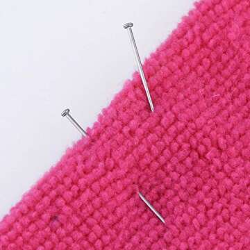 Shappy 3200 Pieces 1 1/16 Inch Head Pins Bouquet Pins Diamond Head Pins for Craft 1 1/16 Inch Fine Satin Pin Dressmaker Pins for Jewelry Making, Sewing and Craft, Stainless Steel