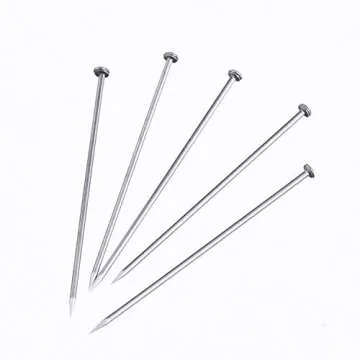 Shappy 3200 Pieces 1 1/16 Inch Head Pins Bouquet Pins Diamond Head Pins for Craft 1 1/16 Inch Fine Satin Pin Dressmaker Pins for Jewelry Making, Sewing and Craft, Stainless Steel