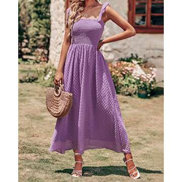 PRETTYGARDEN Women's Bohemian Maxi Dress - Elegant Summer Style