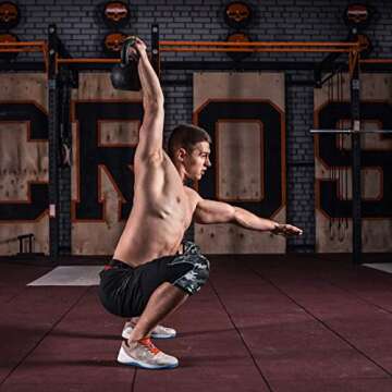 Knee Sleeves (1 Pair), 7mm Neoprene Compression Knee Braces, Great Support for Cross Training, Weightlifting, Powerlifting, Squats, Basketball and More