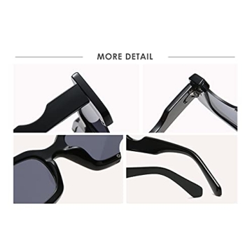 Unique Irregular Square Sunglasses with UV400 Protection