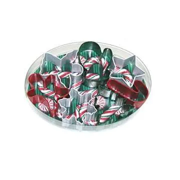 R&M International Mini Christmas Cookie Cutters Set | 7-Piece Holiday Fun