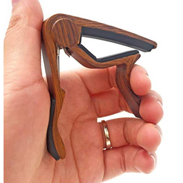 WINGO Guitar Capo with Picks - Rosewood Design