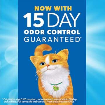 Fresh Step Cat Litter with Febreze Gain Scent for Odor Control