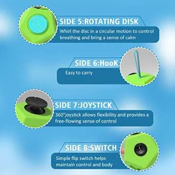 Fidget Dodecagon –12-Side Fidget Toys Cube Relieves Stress and Anxiety Anti Depression Cube for Children and Adults Easter Basket Stuffers Gift Idea (B1 Green)